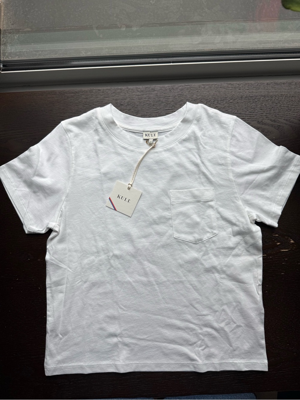 Kule t-shirt white size S small NWT